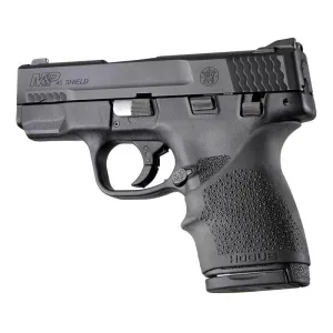 Hogue HandALL Beavertail Grip Sleeve S&W M&P Shield 45, Kahr P9/P40/CW9/CW40- Black