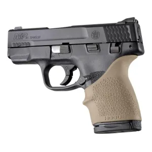 Hogue HandALL Beavertail Grip Sleeve S&W M&P Shield 45, Kahr P9/P40/CW9/CW40 FDE