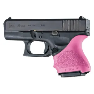 Hogue HandAll Beavertail Grip Sleeve Glock 26/27-Pink