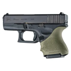 Hogue HandAll Beavertail Grip Sleeve Glock 26/27-OD Green
