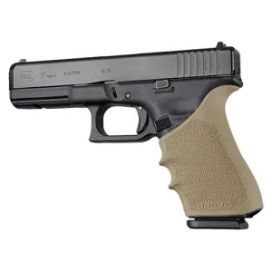 Hogue HandAll Beavertail Grip Sleeve Glock 17, G17L, G19X, G34, G34 MOS Gen 1-2-5-Flat Dark Earth