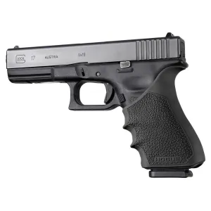 Hogue HandAll Beavertail Grip Sleeve Glock 17, G17 MOS, G17L, G22, G35, G35 MOS, G34, G34 MOS, G31, G37 Gen 3-4 Black