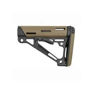 Hogue AR-15/M16 Overmolded Collapsible Mil-Spec Buffer Tube Buttstock FDE