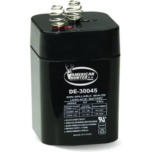 American Hunter Rechargeable Lantern Battery 6V 5A Spring Top