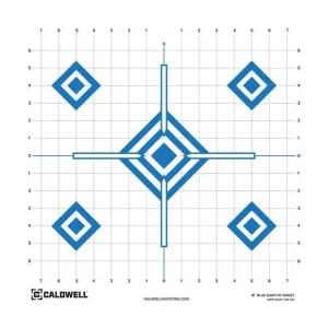 Caldwell Paper Target 16" Sight In Blue 10/ct