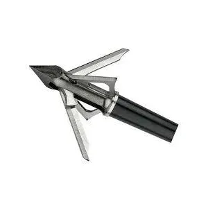 Muzzy Trocar 4-blade HBX Crossbow Hybrid Broadhead 1" X 1 5/8" Cut 100gr 3/ct