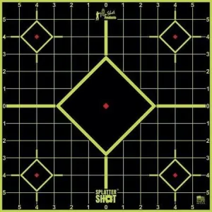 Pro-Shot Splatter Shot 12" Green Sight In Target - Peel-and-Stick 5/ct
