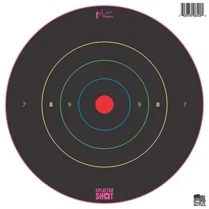 Pro-Shot 8" Bullseye Multi-Color Rings on Heavy Tag Paper 6/ct