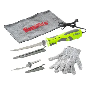 Mr Crappie Fillet Knife 8'' Green SlabOMaticElectric