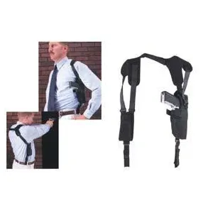 Uncle Mike's Pro-Pak Vertical Shoulder Holsters Black - Fits 5.5" Large Autos