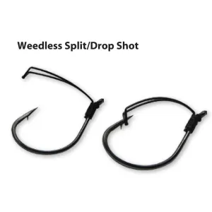 Gamakatsu SplitDropShot Blk Size 2/0 25pk
