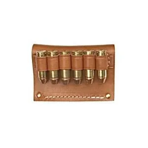 Hunter Leather Leather Cartridge Slide, .50 Caliber, 6 Rounds