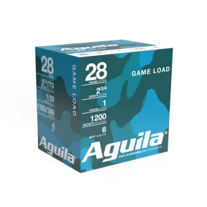 Aguila High Velocity Shotshells 28 ga 2-3/4" 1oz 1200 fps #6 25/ct