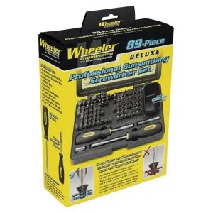 Wheeler Engineering 89-Piece Professional Gunsmithing Screwdriver Set