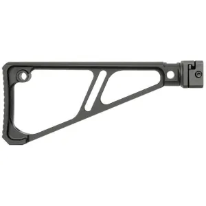 Midwest Industries Picatinny Side Folding Fixed Extruded Stock Black