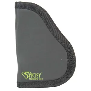 Sticky Holsters Medium Sticky Pocket Holster for Small/Medium Autos with Laser Black Ambi
