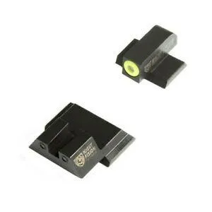 Perfect Dot NS Set w/Yellow Front +  Black Square Rear Fits S&W M&P