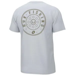 Huk Reel On Short Sleeve Shirt White S