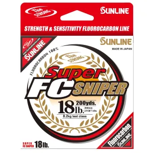 Sunline Super FC Sniper 18 lb - Clear - 165 yds