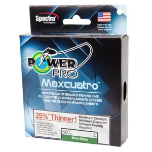 Power Pro Maxcuatro Braid 65 lb - 150 yds - Green