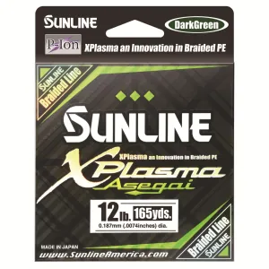 Sunline Xplasma Asegai 30 lb  Dark Green  165 yd