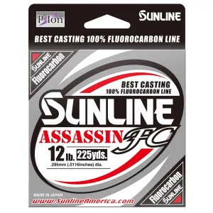 Sunline Assassin FC 8 lb - Clear - 225 yd