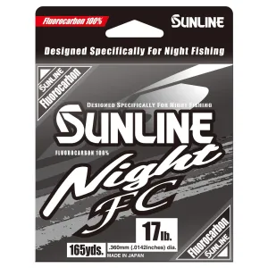 Sunline Night FC 17 lb - Clear Blue - 165 yd
