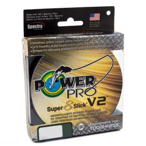 Power Pro Super Slick V2 40 lb  150 yd  Moss Green