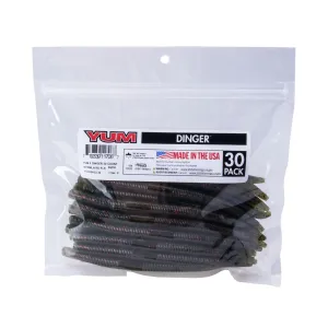 Yum Dinger 5'' Bulk Watermelon Red Flake