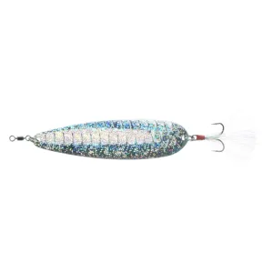 Nichols Flutter Spoon 5'' 1.125oz Silver Scale