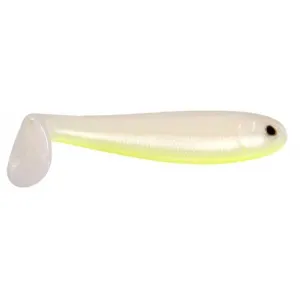 Strike King Shad-A-Licious 5.5'' Pearl Chart Belly 5pk