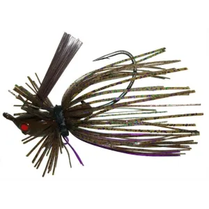 Jewel Finesse Flip'n Jig 3/8 Grn Pump Candy/Purp Flash