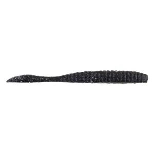 Berkley PB MaxScent FlatWorm 4'' Black 10pk
