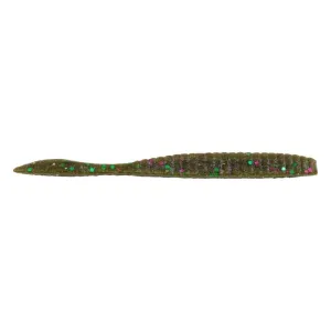 Berkley PB MaxScent FlatWorm 4'' Green Pumpkin Party 10pk