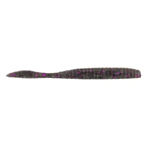 Berkley PB MaxScent FlatWorm 4'' Smoke Black Purple 10pk