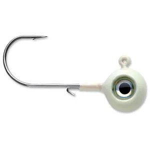 VMC Neon Moon Eye Jig 3/8 oz Glow