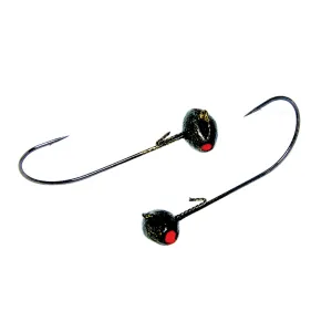 Jewel Squirrel Head 1/4oz Black 3pk