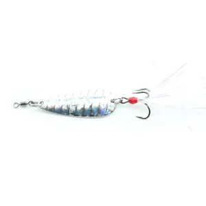 Nichols Mojo Flutter Spoon 1/2oz Shattered Glass Silver