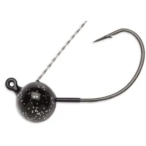 VMC Wacky Weedless Jig 3/16 Black 4pk