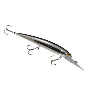 Bandit Suspending Minnow Jerkbait 4-5/8" 3/4 oz Chrome Black Back