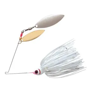 Booyah Blade Double Willow 3/8oz Satin Silver Glimmer