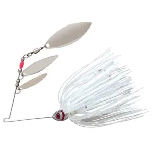 Booyah Mini Shad Spinnerbait Chrome/Pearl Shiner