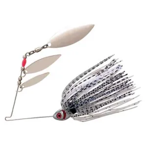 Booyah Mini Shad Spinnerbait Chrome/Purple Glimmer