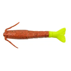 Berkley Gulp SW Shrimp 3'' New Penny/Chartreuse 6pk