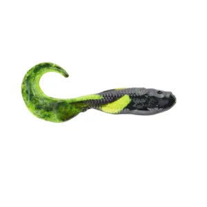 Berkley Gulp SW Swim Mullet 4'' Black Chartreuse Fuze