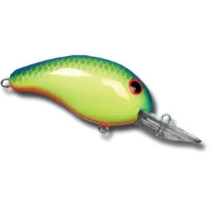 Bandit 200 Series Crankbait 2" 1/4 oz Chartreuse Blue Back