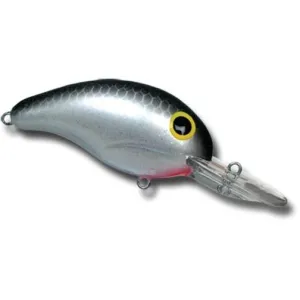 Bandit 200 Series Crankbait 2" 1/4 oz Silver Minnow Sparkle
