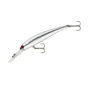 Bandit B-Shad Jerkbait 3-1/2" Chrome/Red Eye