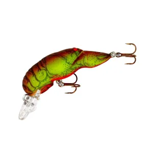 Rebel Teeny Wee Crawfish Crankbait 1-1/2" 1/10 oz Chartreuse/Brown