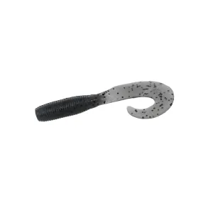 Yamamoto SingleTail Grub 5'' Smoke w/Black 20pk